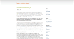 Desktop Screenshot of buenosairesideal.com